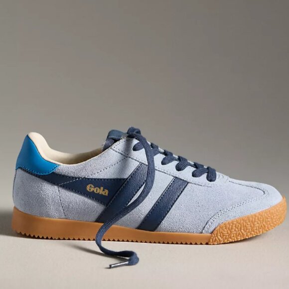 Gola Blue and Tan Women's Sneakers - Picture 1 of 3